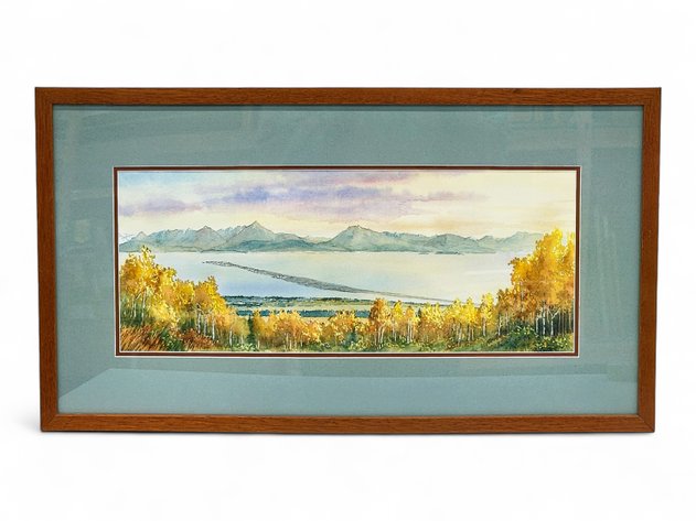 Don Kolstad Watercolor Painting of the Homer Spit