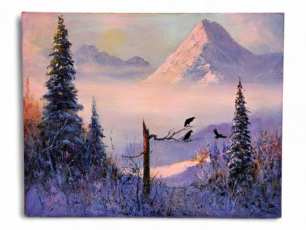Ellen Henne Goodale Alaskan Landscape Oil Painting