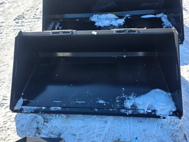 Skid Steer Track Duty Bucket Attachment - Wolverine - TDB-11-72W