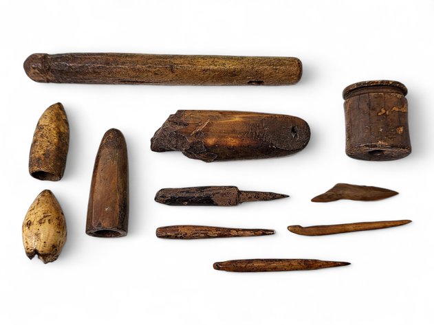 Eskimo Artifacts: Bird Blunts, Stopper, etc.