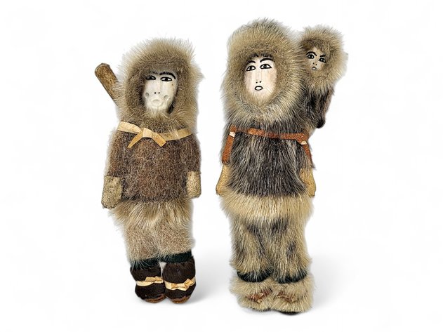 Ivory, Fur & Leather Dolls