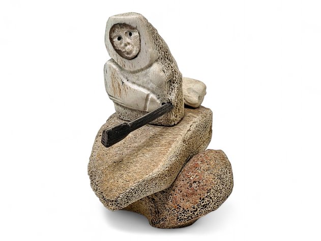 Whale Bone, Ivory & Baleen Carving - Wilber Kuzukuk