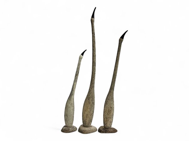 Whale Bone & Baleen Sandhill Cranes - Nick Evan