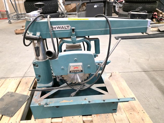 DeWalt Radial Arm Saw w/ Blade & More