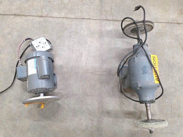 Marathon Electric AC Motor & Baldor Industrial Buffer