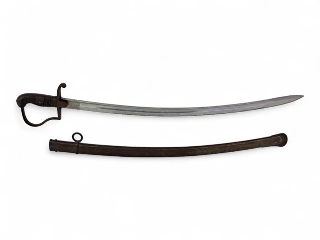 British 1796 Light Cavalry Saber w/ Scabbard