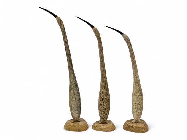 Whale Bone & Baleen Sandhill Cranes - Nick Evan