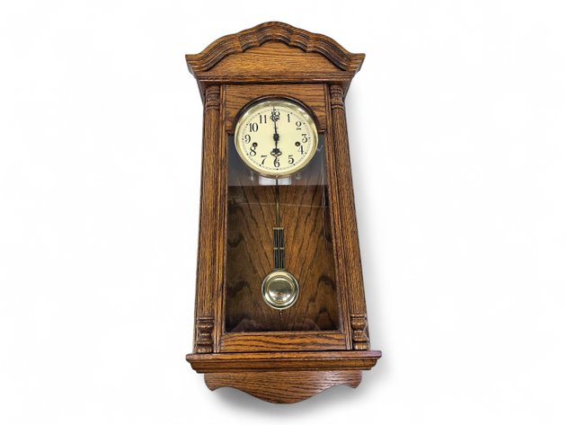 Sligh Wall Clock w/ Franz Hermle Movement