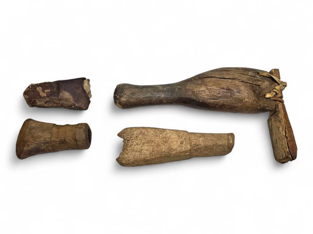 Eskimo Artifacts: Adze & Adze Components