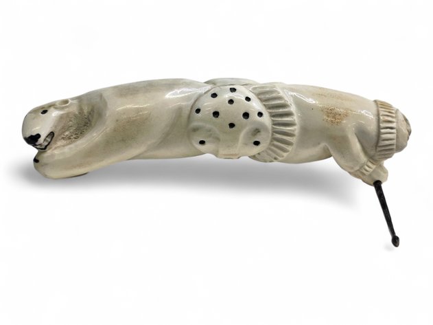 Walrus Ivory Bear & Hunter Transformation Figure w/ Baleen Harpoon