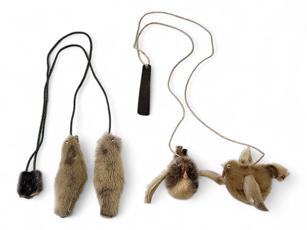 Yup'ik Seal Fur & Baleen Yo-Yos