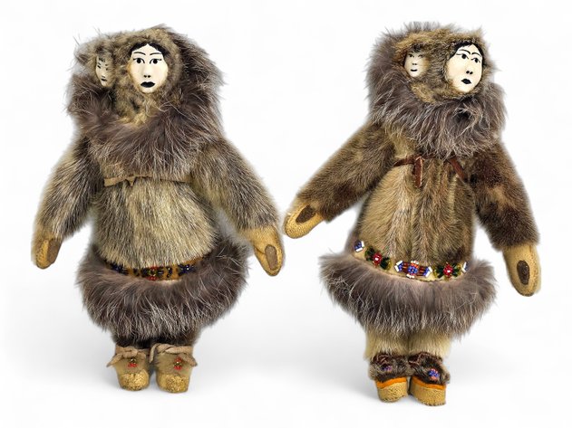 Ivory, & Fur Packing Dolls - Maggie Komonaseak