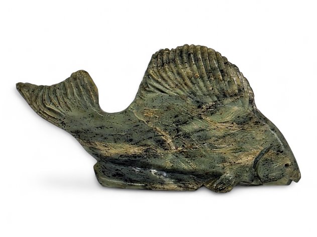 Jade Fish Figurine by Bekoalook