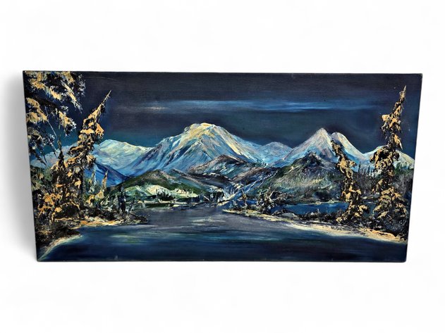 Original Painting of a Winter Landscape