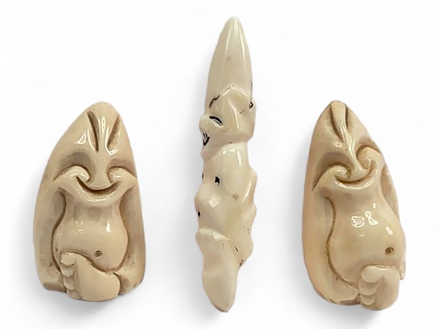 Scrimshaw Tooth Billiken Figures