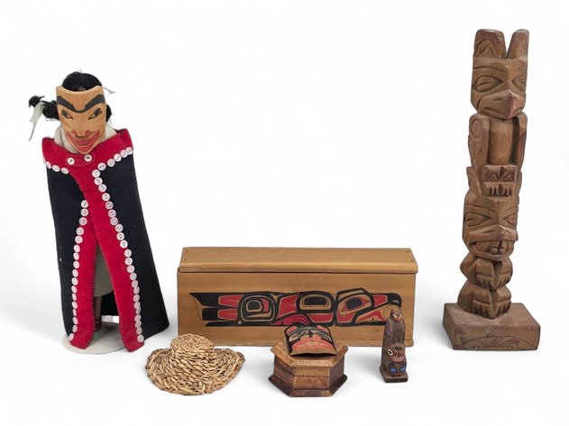 Tlingit Barbie, Formline Boxes, Totems, Masks & More