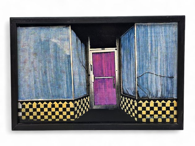 Duke Russell Original Painting of a Storefront