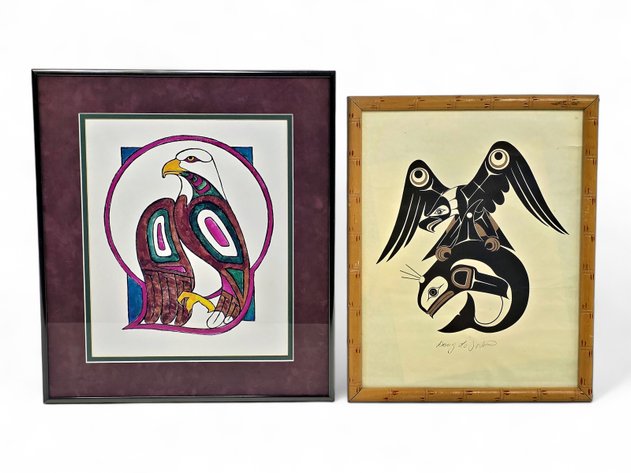 Doug LaFortune Thunderbird & Whale Print & Colorful Eagle Print