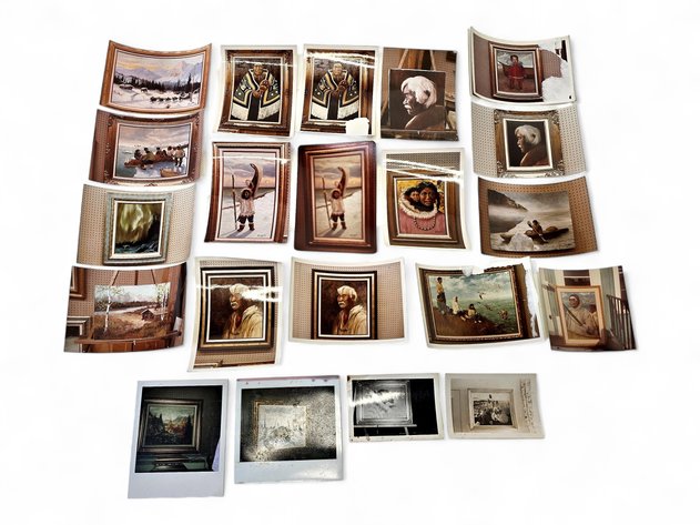 21x Harvey & Ellen Henne Goodale Estate Color Photographs of Finished Paintings