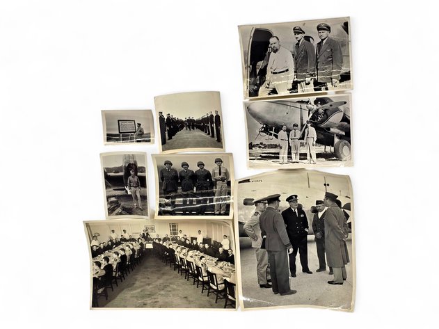 8x Harvey & Ellen Henne Goodale Estate Photographs of WWII Aleutian Island Theater Interest