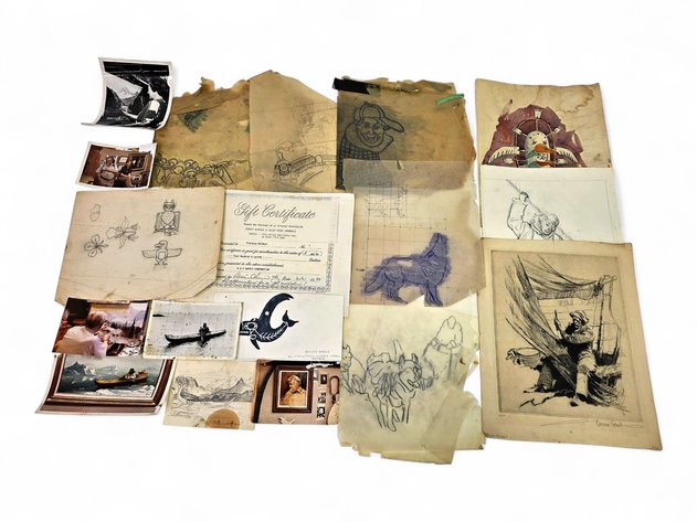 Harvey & Ellen Henne Goodale Estate Original Sketches & More