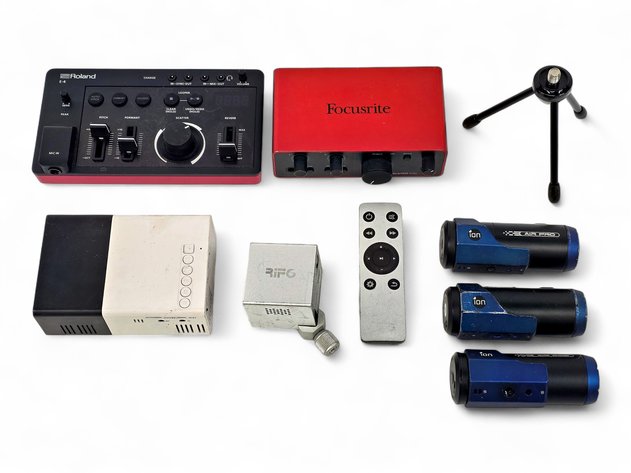 Roland Voice Tweaker, Focusrite Audio Interface, iON Adventure Cameras & More