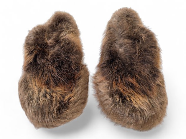 Women's Beaver Fur Slippers