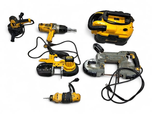 DeWalt Disc Sander, Impact Wrench, Band Saw, Wet/Dry Vacuum, Cut-Out Tool & More