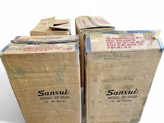 Vintage Sansui Multi-Directional Speakers