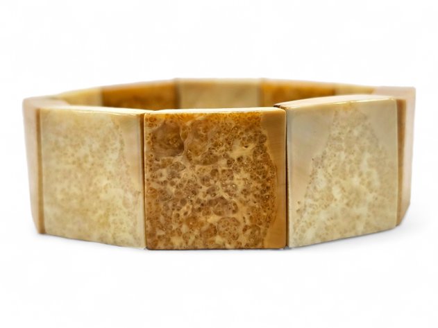 A Walrus Ivory Panel Bracelet