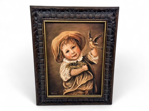 Original Oil Painting of a Child