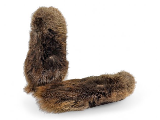 Men's Beaver Fur Slippers