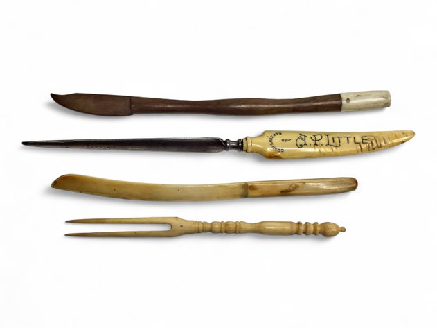 Ivory & Wood Tools - Utensils & Letter Openers