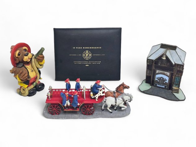 Lemax Village Firefighting Themed Decorations & More