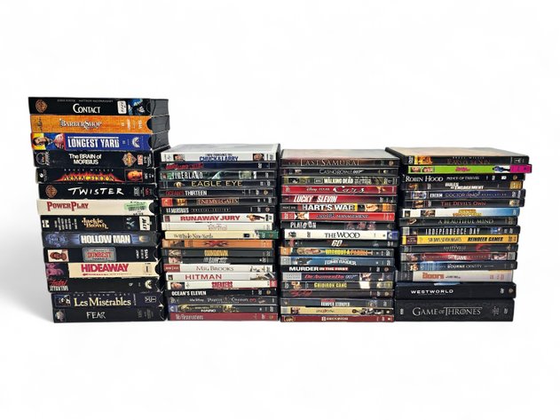 69x VHS & DVD Movies & TV Shows