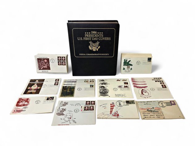 1986 Presidents US First Day Cover Collection & First Day of Issue Envelopes