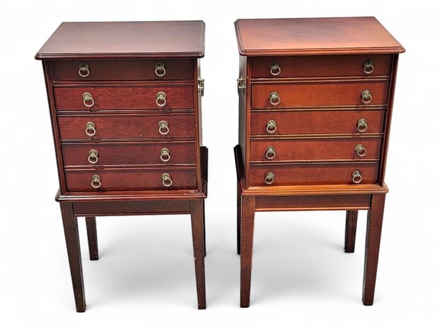 Wooden 4-Drawer Flatware Chests