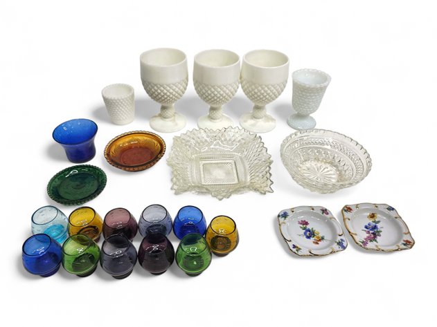 Vintage Glass Dishes & Decor