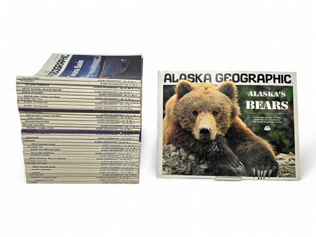 36x Alaska Geographic Magazines