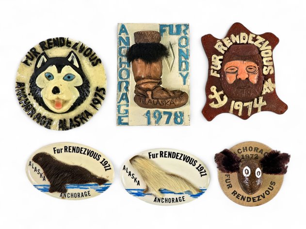 1970s Fur Rondy Pins