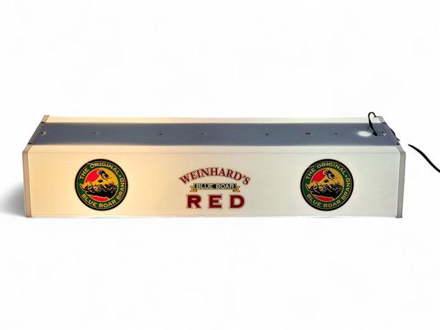 Weinhard's Red Pool Table Lamp