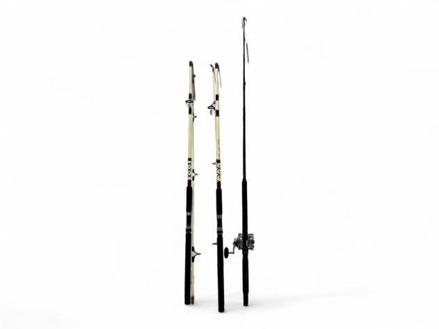 Shakespeare Medium-Action Fishing Rods & Shimano Rod w/ Penn Senator Reel