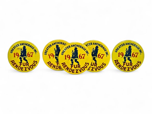 1967 Fur Rondy Buttons