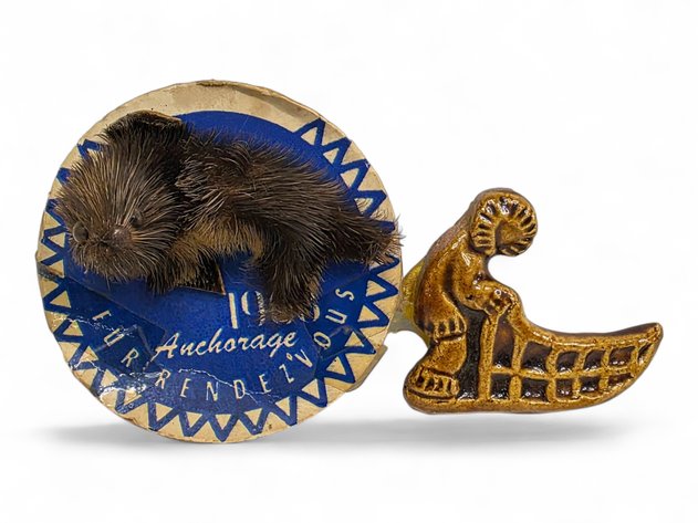 1966 & 1968 Fur Rondy Pins