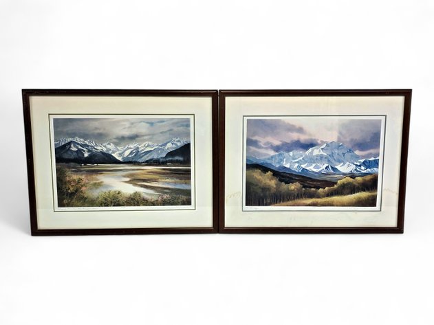Two Nancy Taylor Stonington Framed Prints