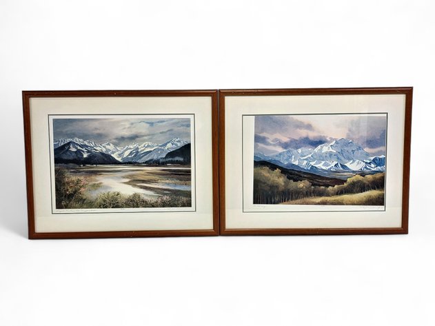 Two Nancy Taylor Stonington Framed Prints