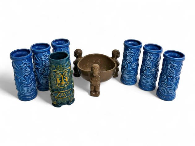 Tiki Bar Drinking Mugs