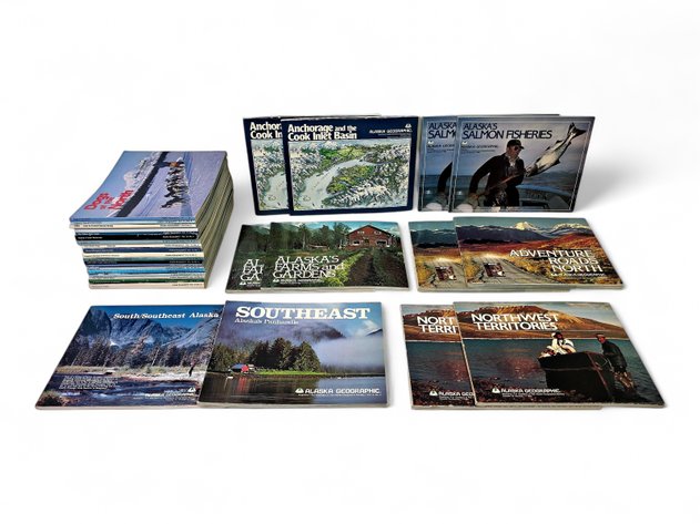 31x Alaska Geographic Magazines