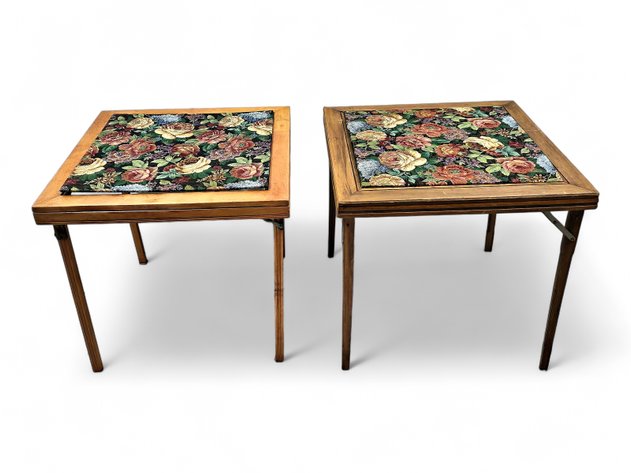 Vintage Folding Card Tables