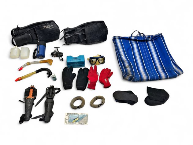 TUSA & Scubapro Diving Fins, Underwater Kinetics Diving Light & More